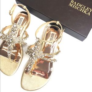 Badgley mischka hampden sandal Clearance